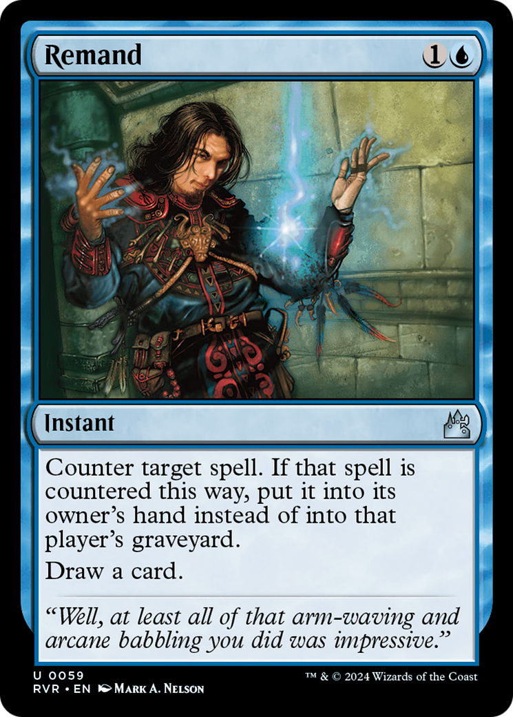 Magic: The Gathering - Remand Foil - Ravnica Remastered