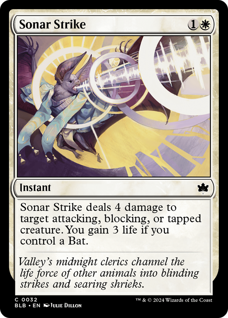 Magic: The Gathering - Sonar Strike Foil - Bloomburrow