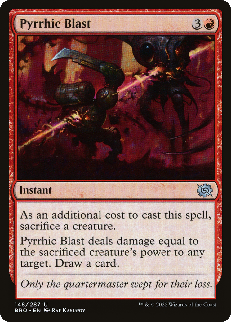 Magic: The Gathering - Pyrrhic Blast Foil - The Brothers' War