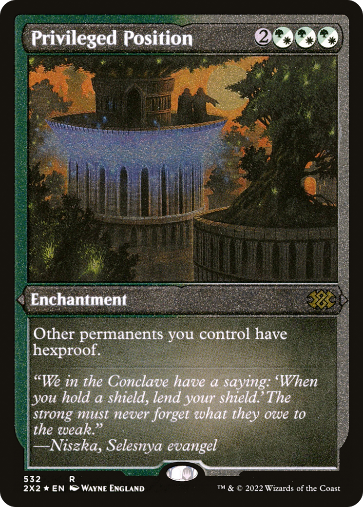 Magic: The Gathering - Privileged Position Foil - Double Masters 2022