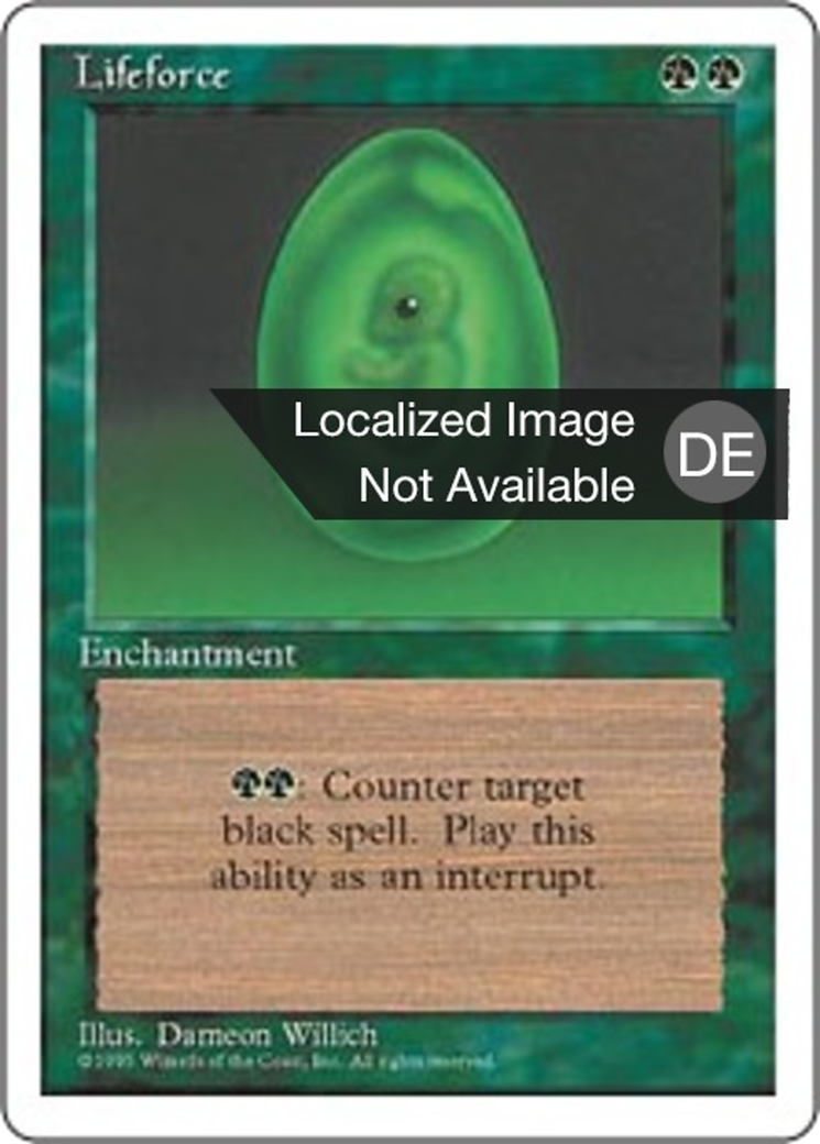 Magic: The Gathering - Lebenskraft - Fourth Edition