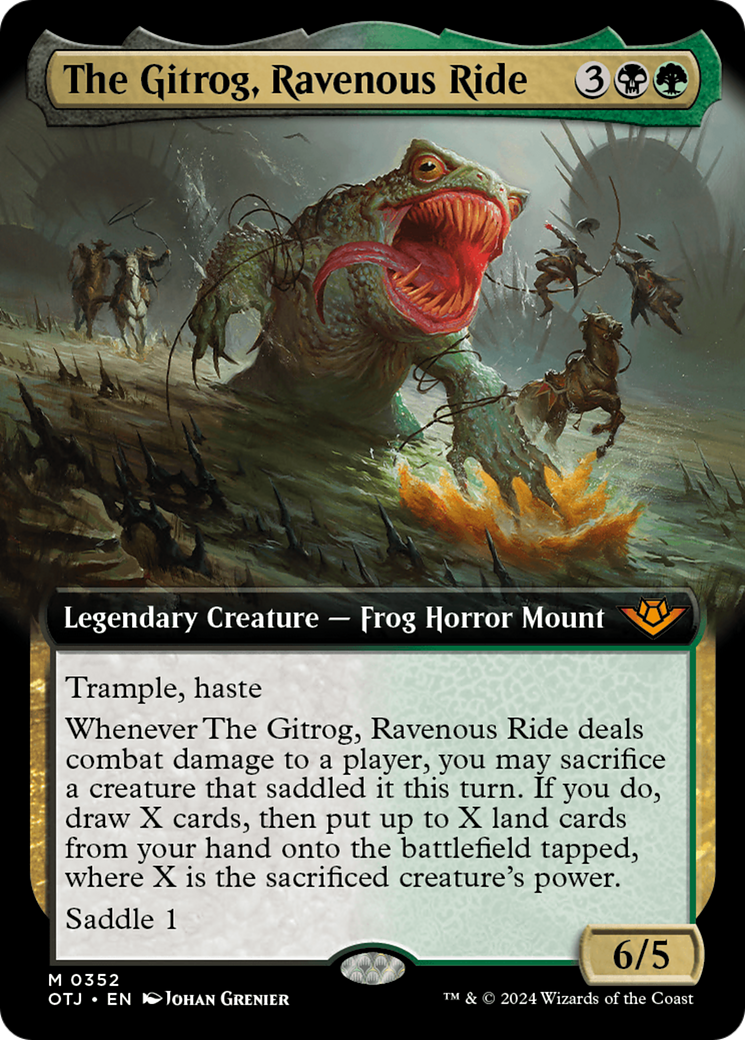 Magic: The Gathering - The Gitrog, Ravenous Ride Foil - Outlaws of Thunder Junction
