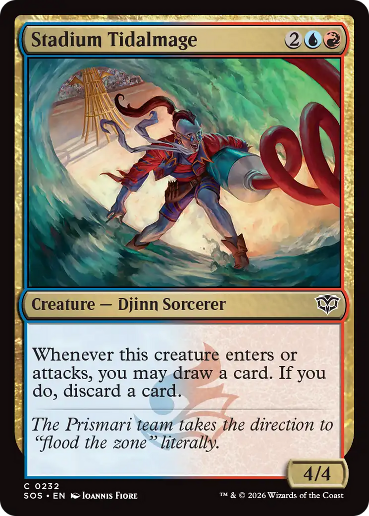 Magic: The Gathering - Stadium Tidalmage - Secrets of Strixhaven