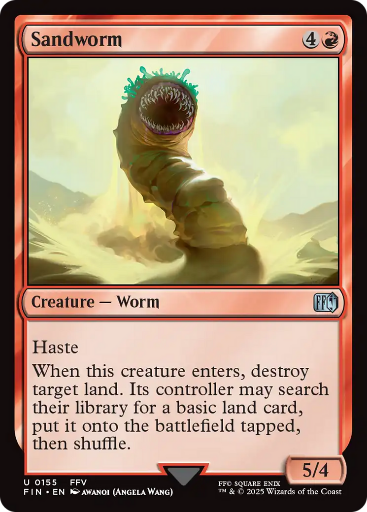Magic: The Gathering - Sandworm Foil - Final Fantasy