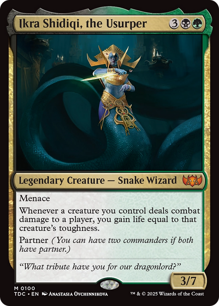 Magic: The Gathering - Ikra Shidiqi, the Usurper - Tarkir: Dragonstorm Commander