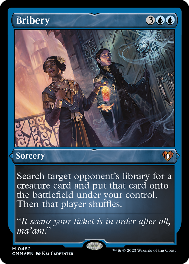 Magic: The Gathering - Bribery Foil - Commander Masters