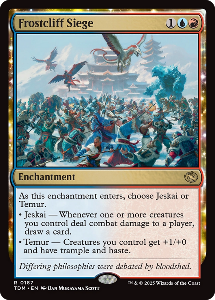 Magic: The Gathering - Frostcliff Siege Foil - Tarkir: Dragonstorm
