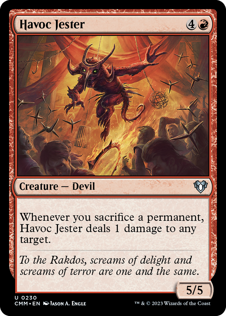 Magic: The Gathering - Havoc Jester Foil - Commander Masters