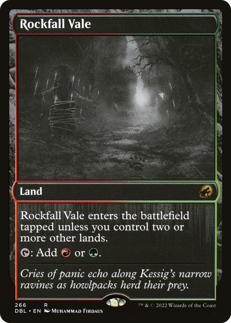 Magic: The Gathering - Rockfall Vale Foil - Innistrad: Double Feature