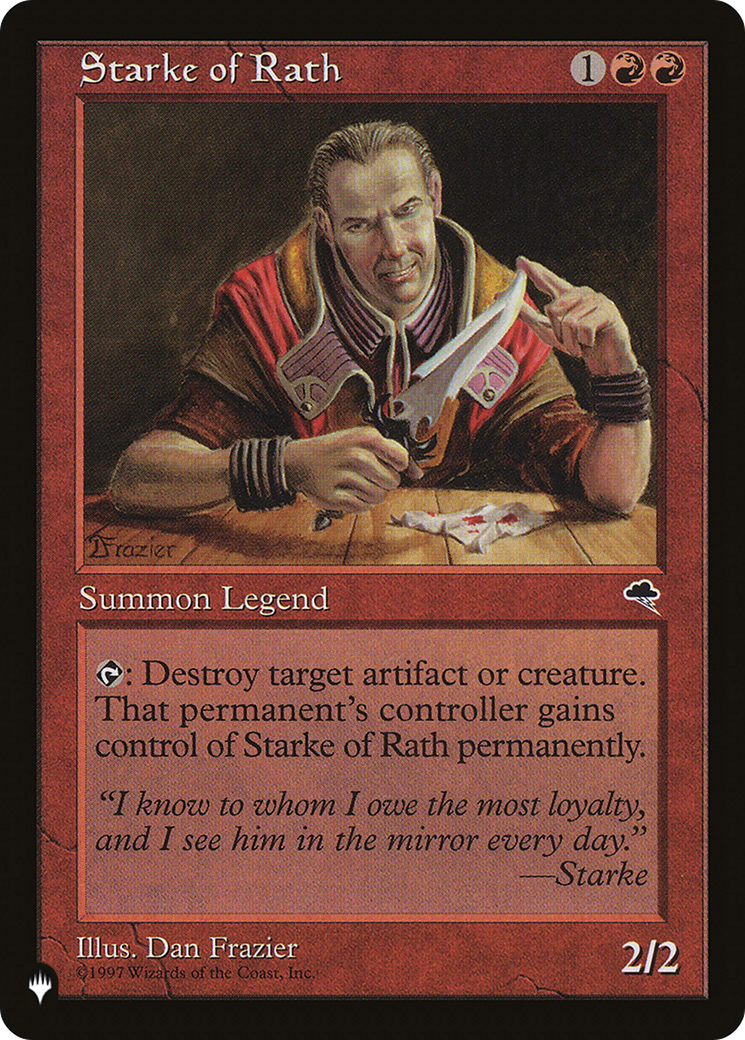 Magic: The Gathering - Starke of Rath - The List