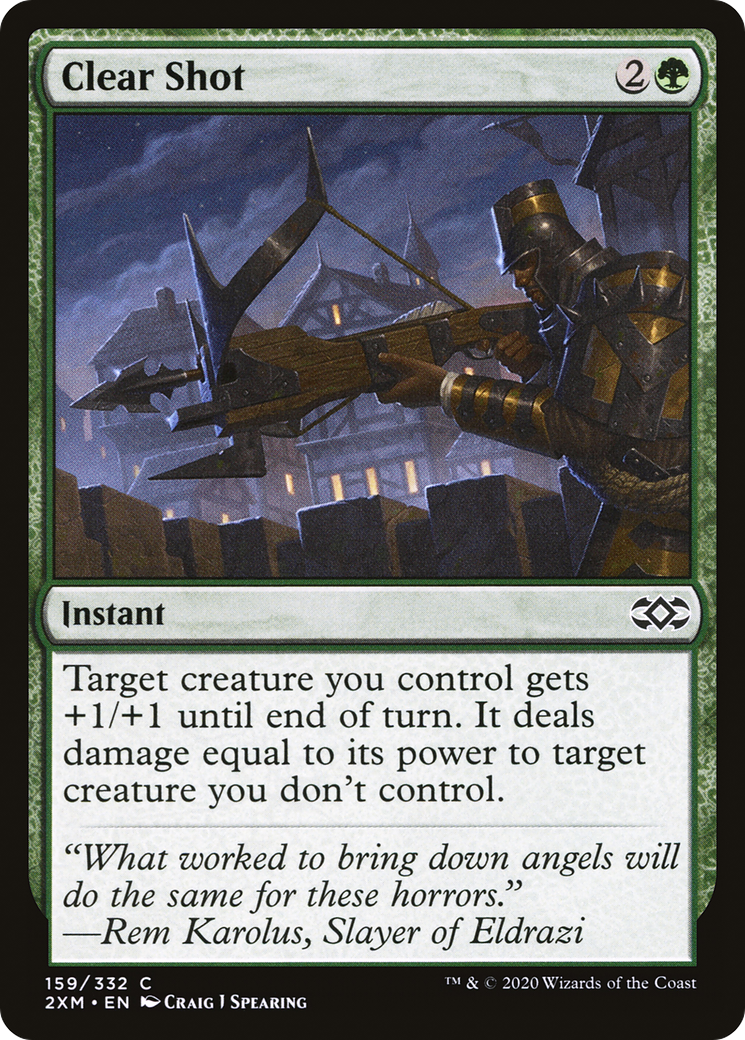Magic: The Gathering - Clear Shot Foil - Double Masters