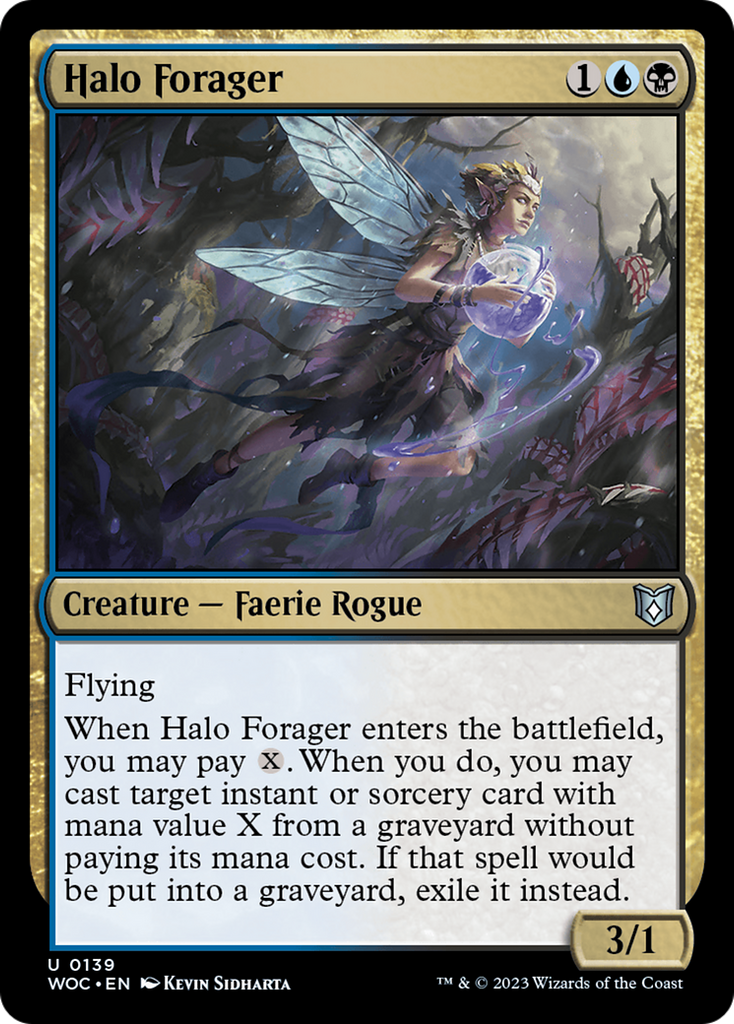 Magic: The Gathering - Halo Forager - Wilds of Eldraine Commander