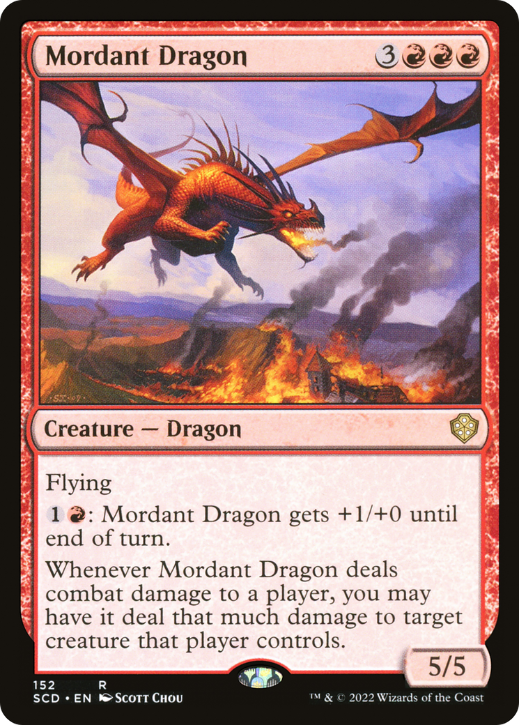 Magic: The Gathering - Mordant Dragon - Starter Commander Decks
