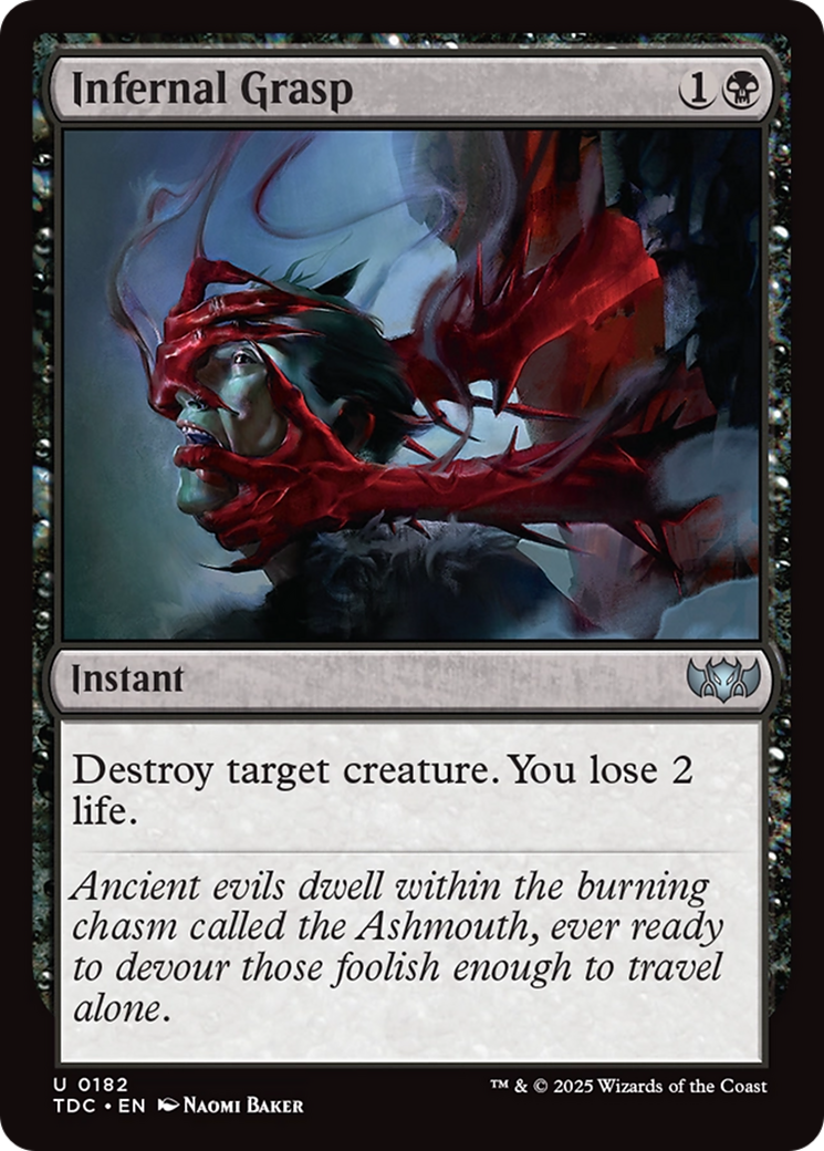 Magic: The Gathering - Infernal Grasp - Tarkir: Dragonstorm Commander