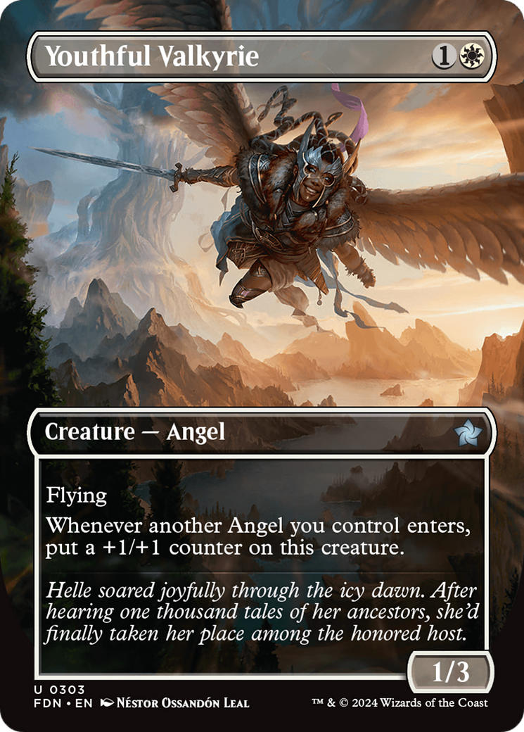 Magic: The Gathering - Youthful Valkyrie - Foundations