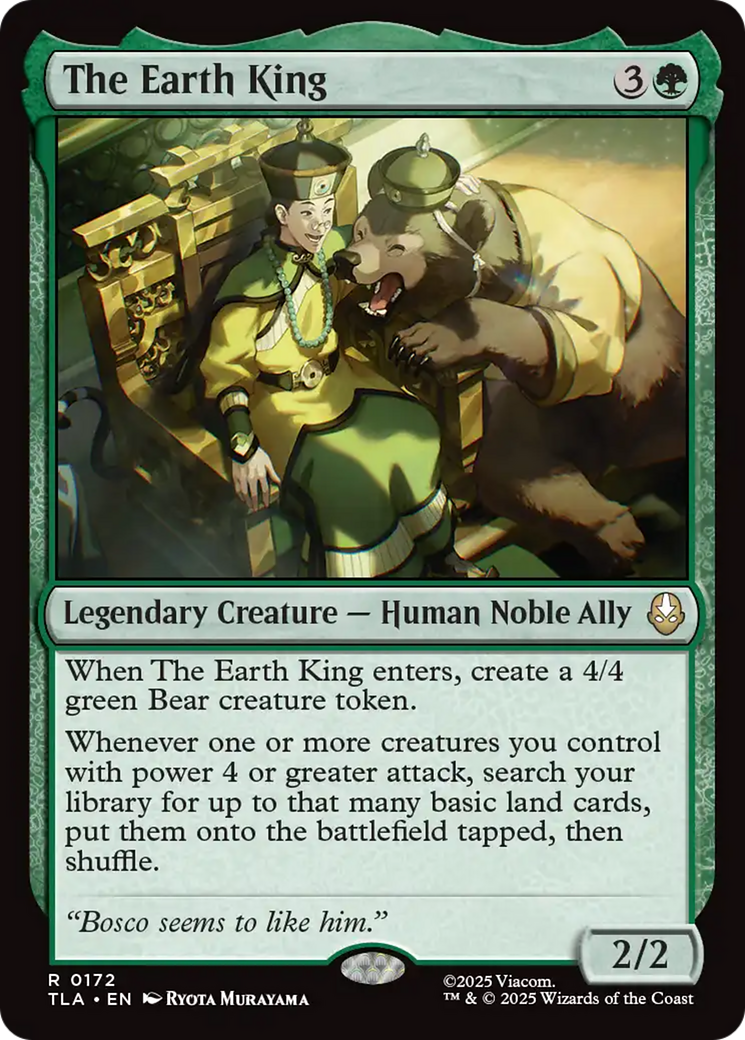 Magic: The Gathering - The Earth King Foil - Avatar: The Last Airbender