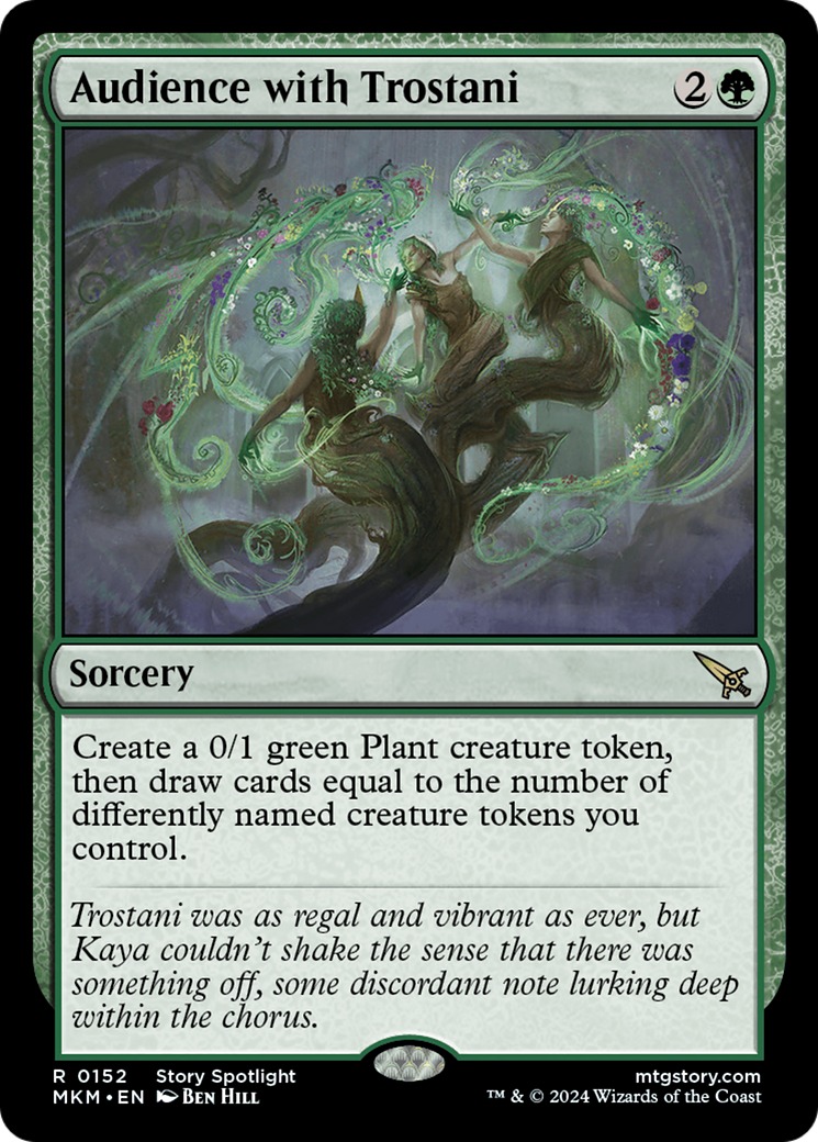 Magic: The Gathering - Audience with Trostani Foil - Murders at Karlov Manor