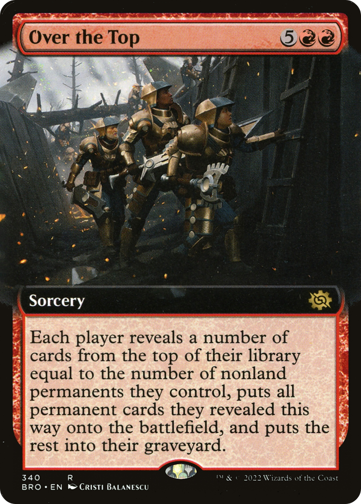 Magic: The Gathering - Over the Top Foil - The Brothers' War