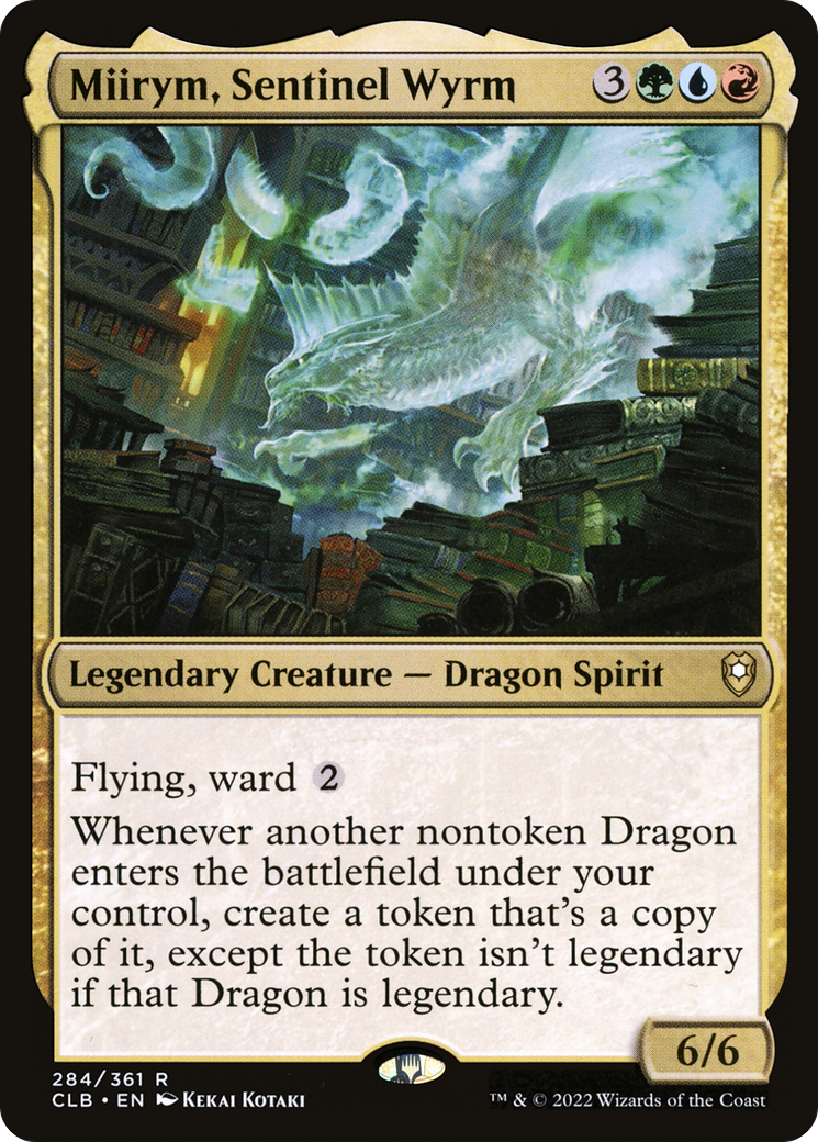 Magic: The Gathering - Miirym, Sentinel Wyrm - Commander Legends: Battle for Baldur's Gate