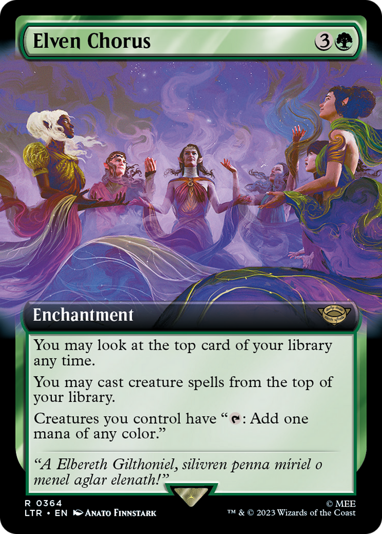 Magic: The Gathering - Elven Chorus - The Lord of the Rings: Tales of Middle-earth