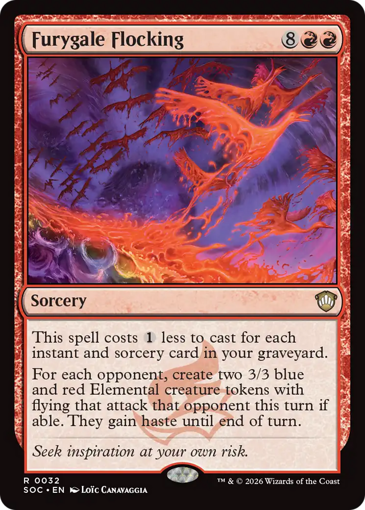 Magic: The Gathering - Furygale Flocking - Secrets of Strixhaven Commander