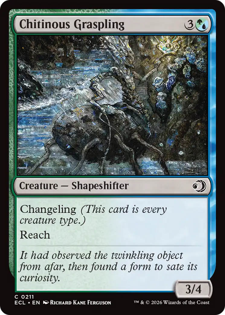 Magic: The Gathering - Chitinous Graspling Foil - Lorwyn Eclipsed
