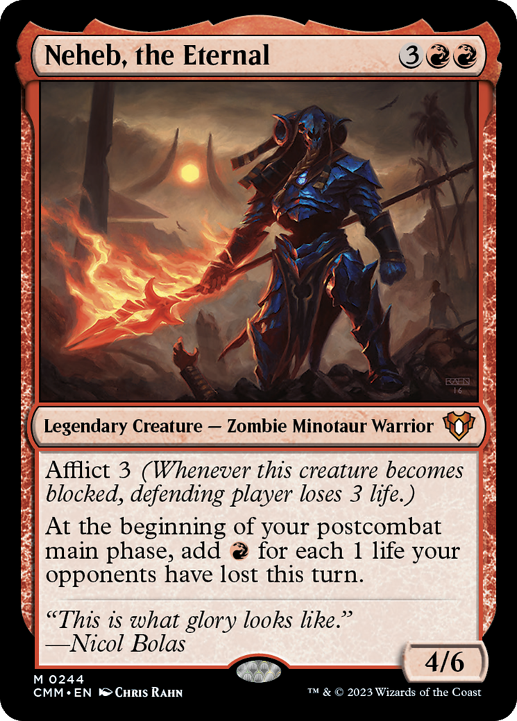 Magic: The Gathering - Neheb, the Eternal Foil - Commander Masters