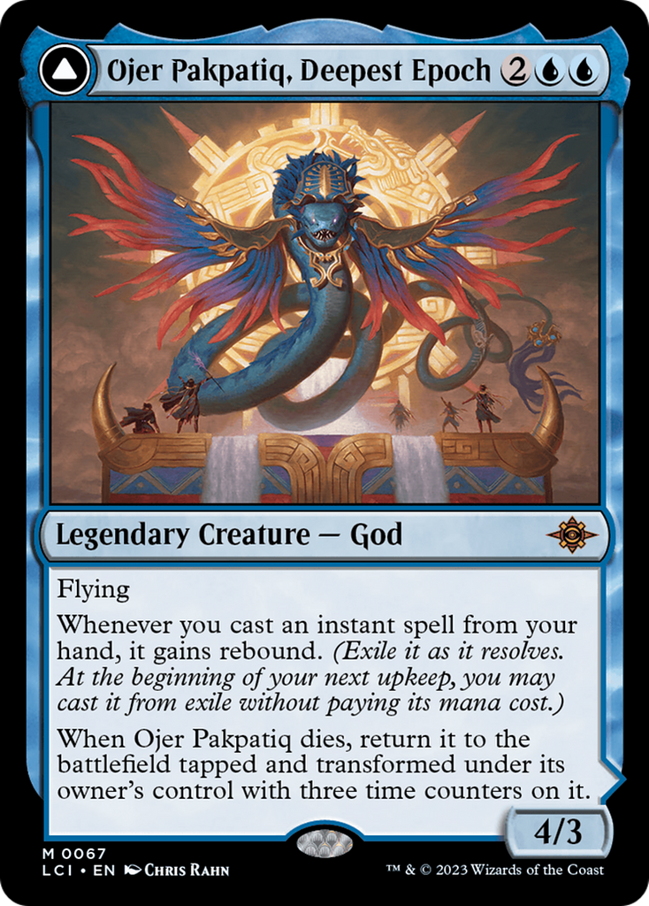 Magic: The Gathering - Ojer Pakpatiq, Deepest Epoch // Temple of Cyclical Time - The Lost Caverns of Ixalan