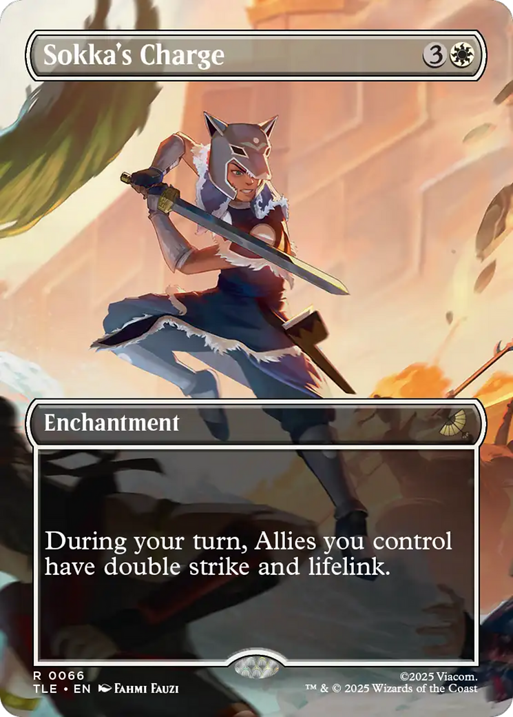 Magic: The Gathering - Sokka's Charge Foil - Avatar: The Last Airbender Eternal