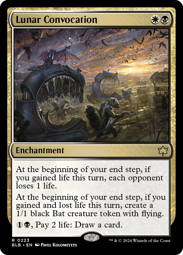 Magic: The Gathering - Lunar Convocation Foil - Bloomburrow