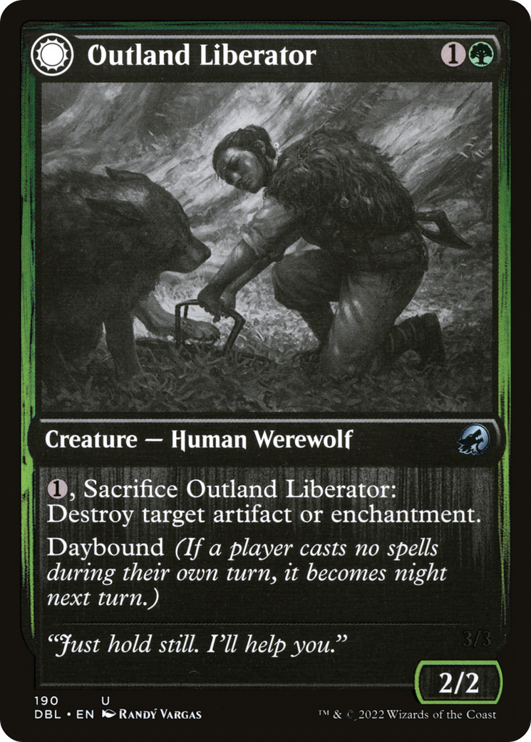Magic: The Gathering - Outland Liberator // Frenzied Trapbreaker Foil - Innistrad: Double Feature