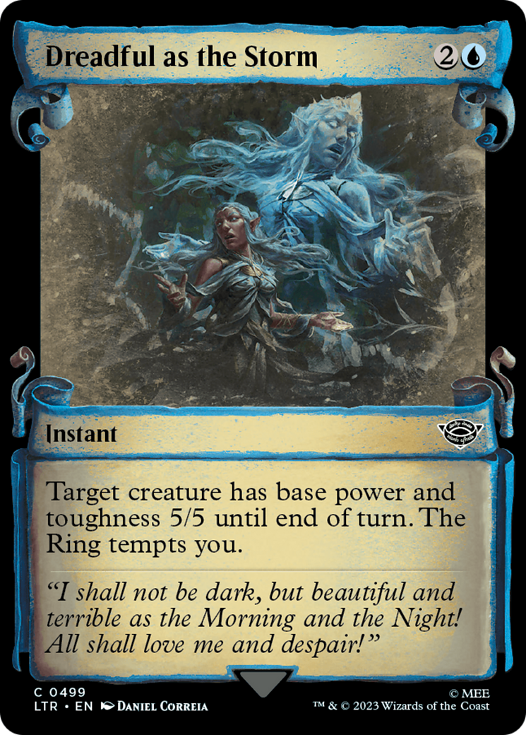 Magic: The Gathering - Dreadful as the Storm Foil - The Lord of the Rings: Tales of Middle-earth