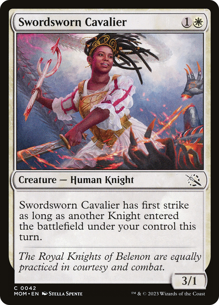 Magic: The Gathering - Swordsworn Cavalier Foil - March of the Machine