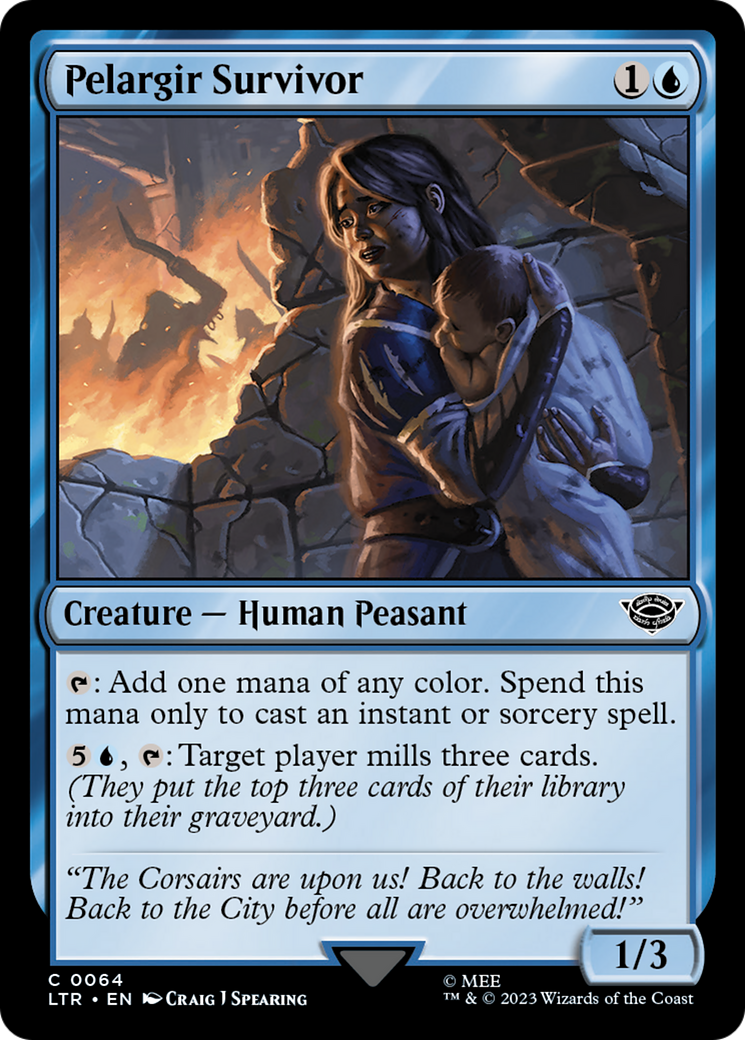 Magic: The Gathering - Pelargir Survivor - The Lord of the Rings: Tales of Middle-earth