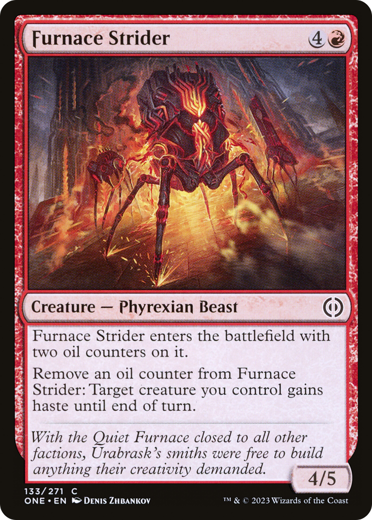 Magic: The Gathering - Furnace Strider Foil - Phyrexia: All Will Be One