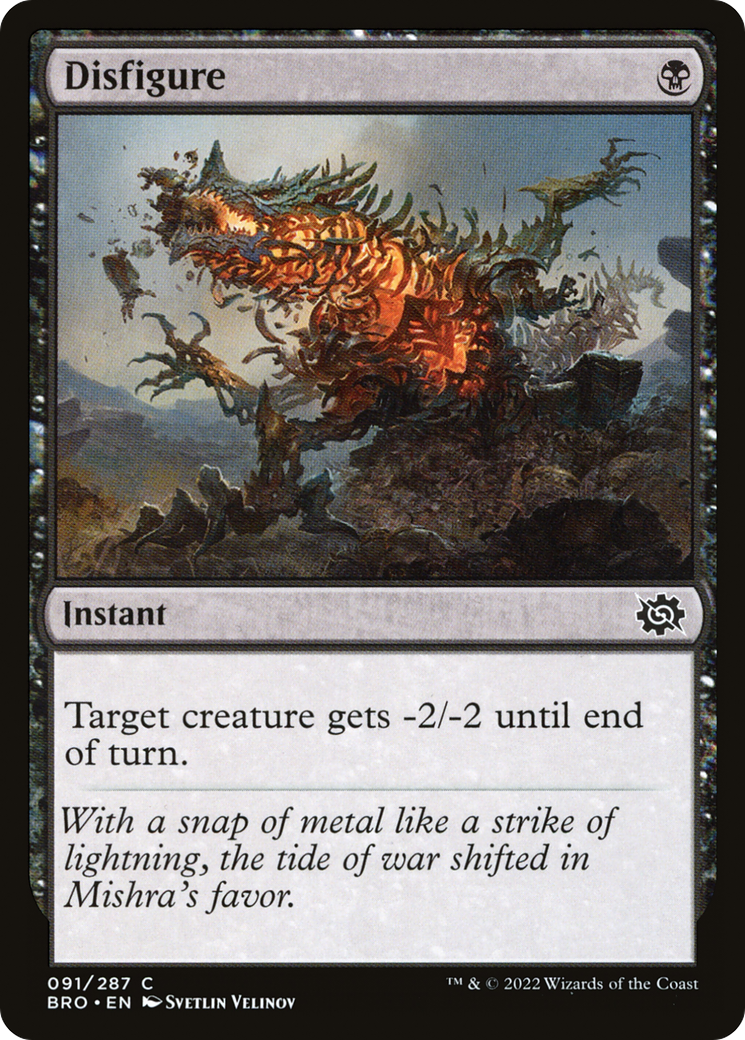 Magic: The Gathering - Disfigure Foil - The Brothers' War