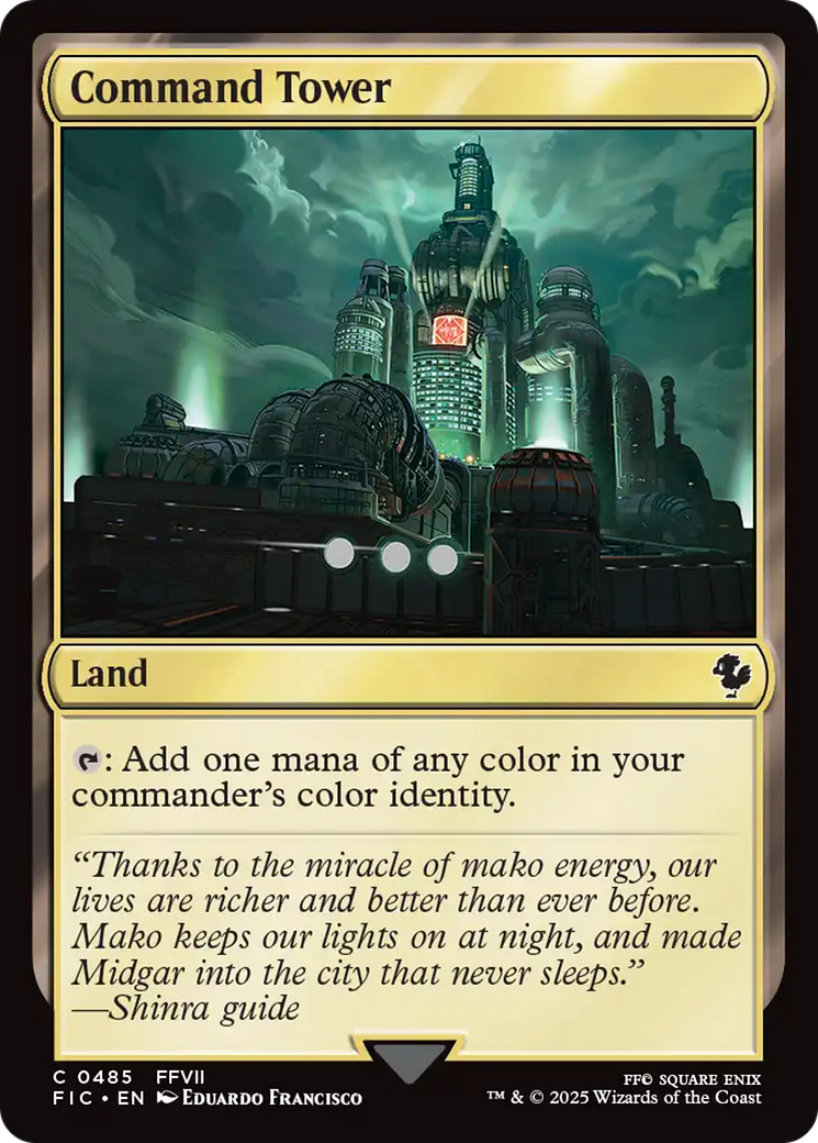 Magic: The Gathering - Command Tower - Final Fantasy Commander