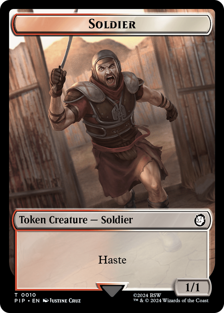 Magic: The Gathering - Soldier Token - Fallout Tokens