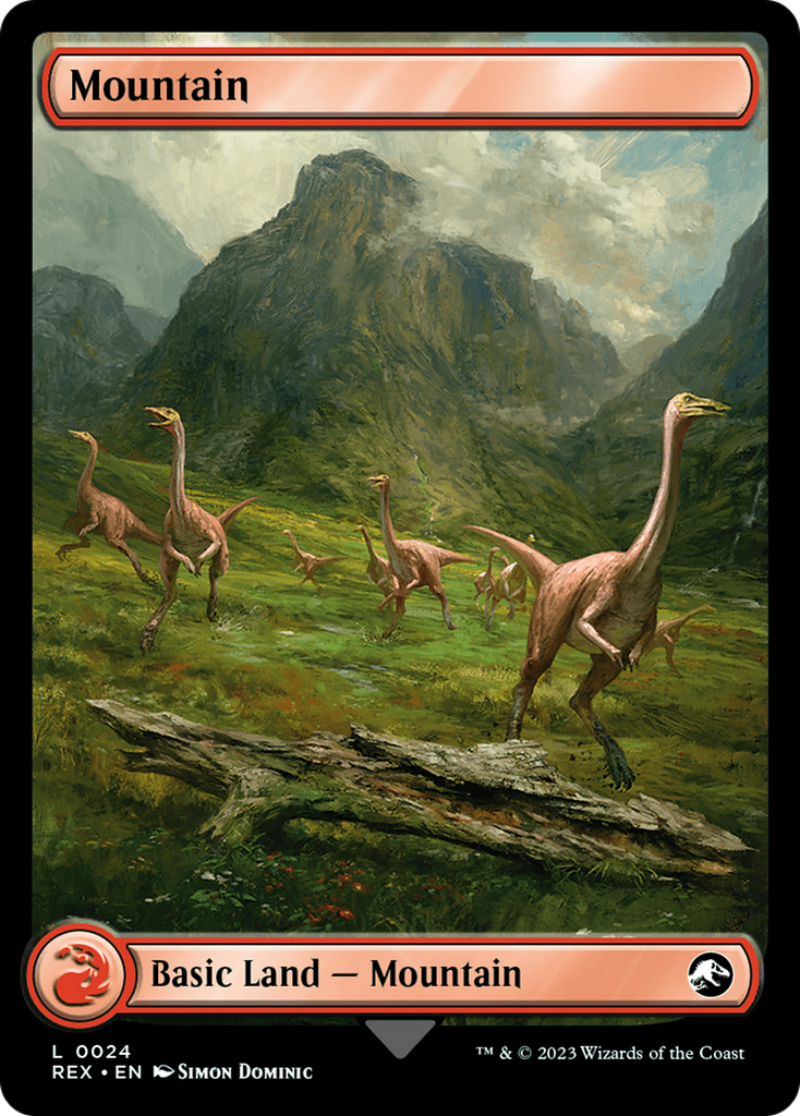 Magic: The Gathering - Mountain // Mountain - Jurassic World Collection