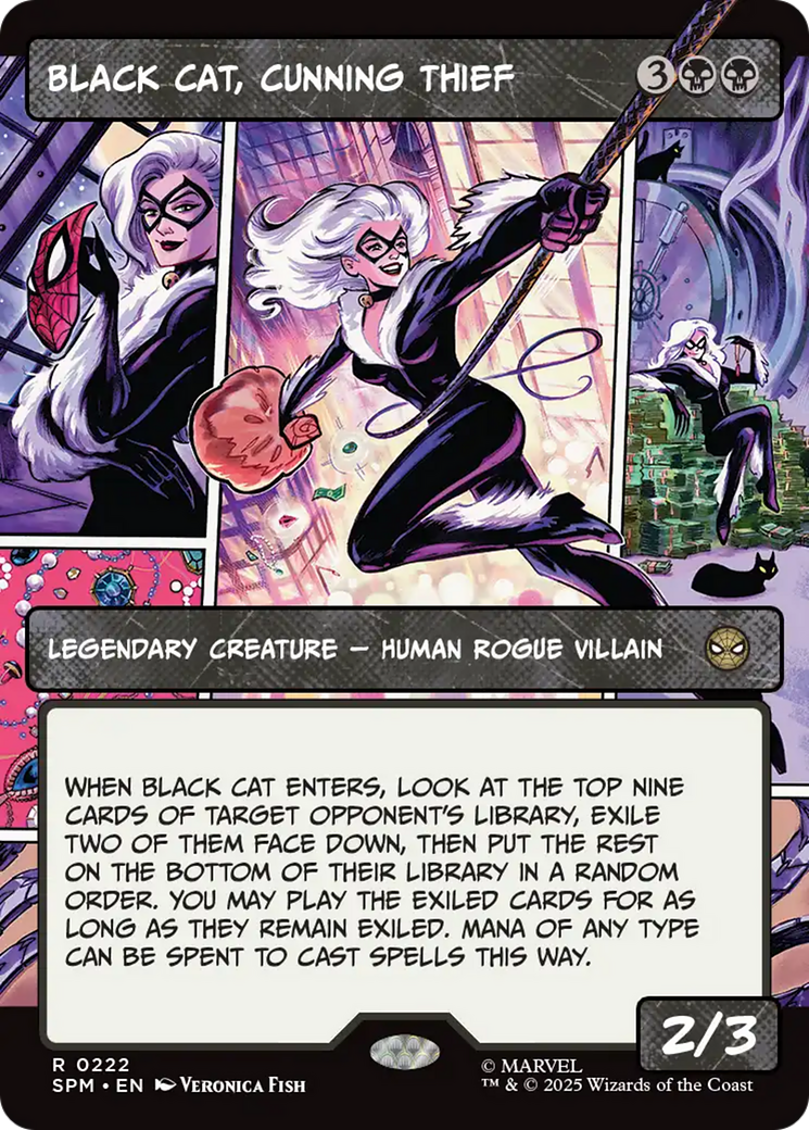 Magic: The Gathering - Black Cat, Cunning Thief - Marvel's Spider-Man
