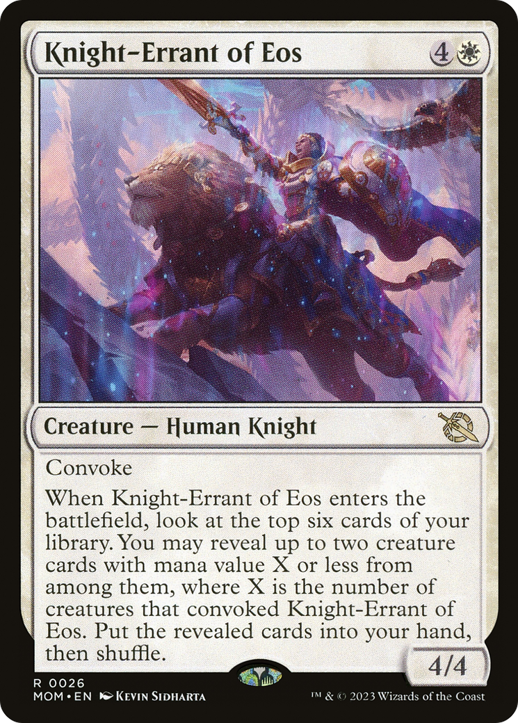 Magic: The Gathering - Knight-Errant of Eos Foil - March of the Machine
