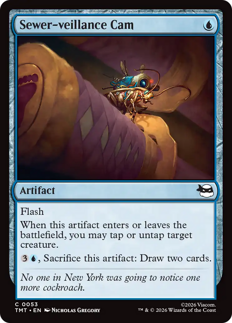Magic: The Gathering - Sewer-veillance Cam Foil - Teenage Mutant Ninja Turtles