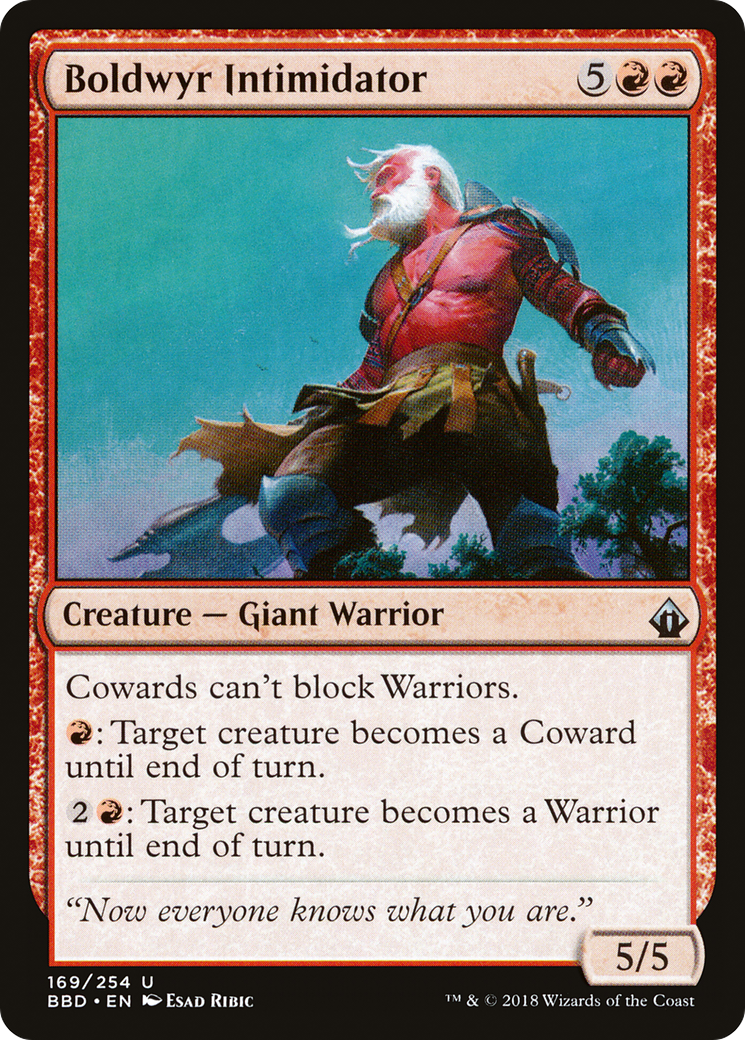 Magic: The Gathering - Boldwyr Intimidator Foil - Battlebond
