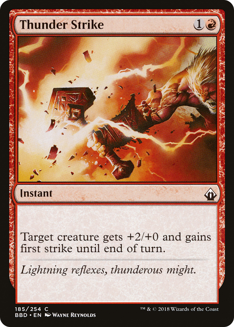 Magic: The Gathering - Thunder Strike Foil - Battlebond