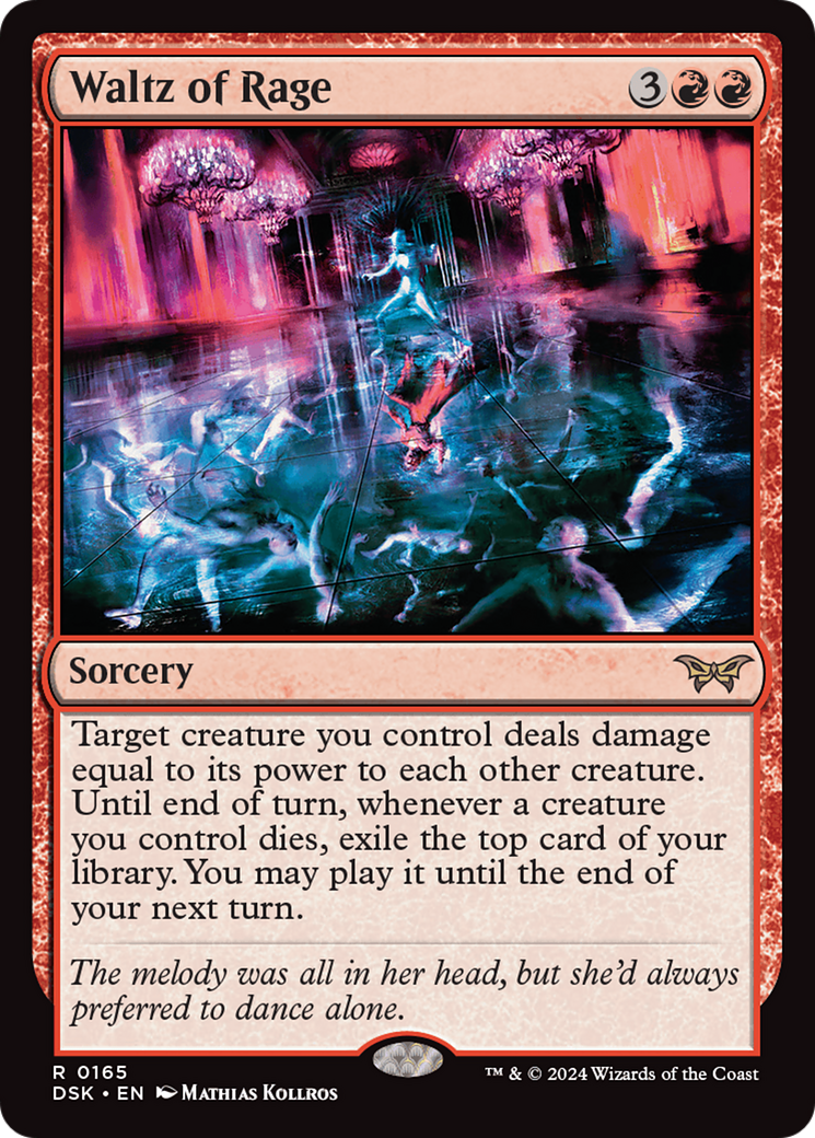 Magic: The Gathering - Waltz of Rage Foil - Duskmourn: House of Horror