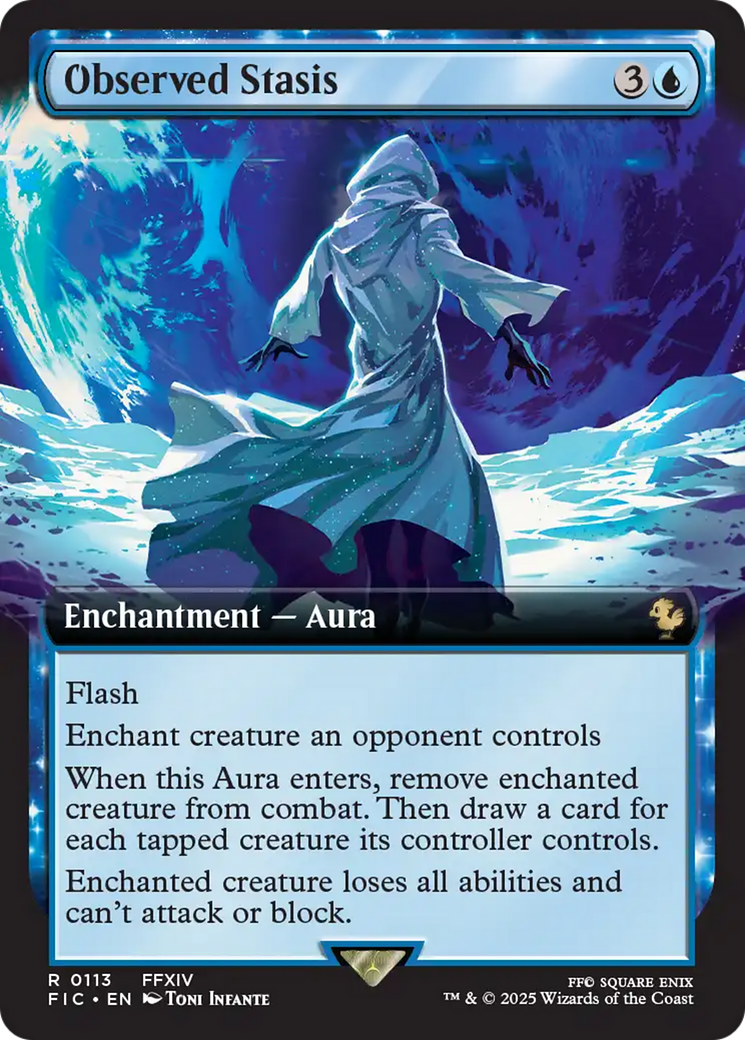 Magic: The Gathering - Observed Stasis Foil - Final Fantasy Commander