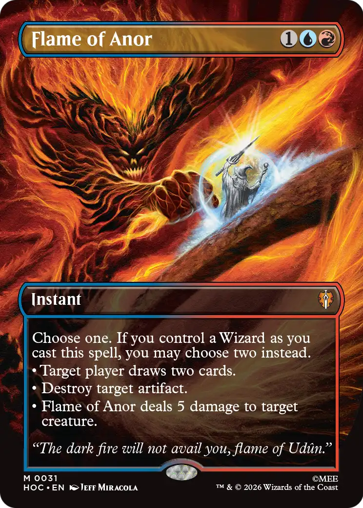 Magic: The Gathering - Flame of Anor Foil - The Hobbit Eternal