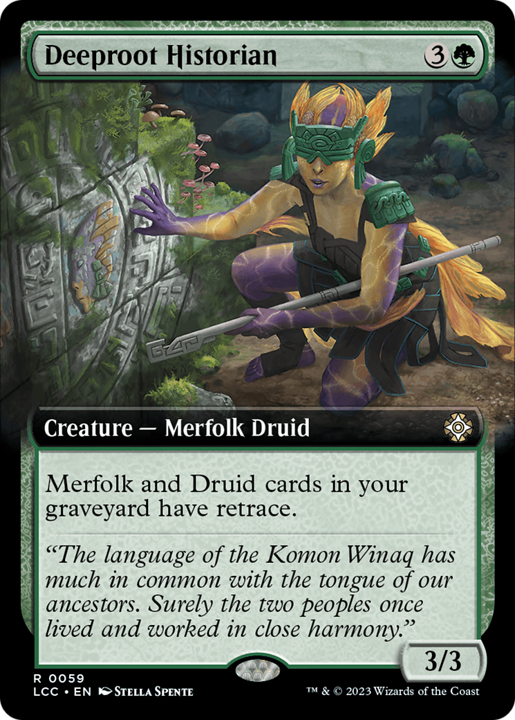 Magic: The Gathering - Deeproot Historian Foil - The Lost Caverns of Ixalan Commander