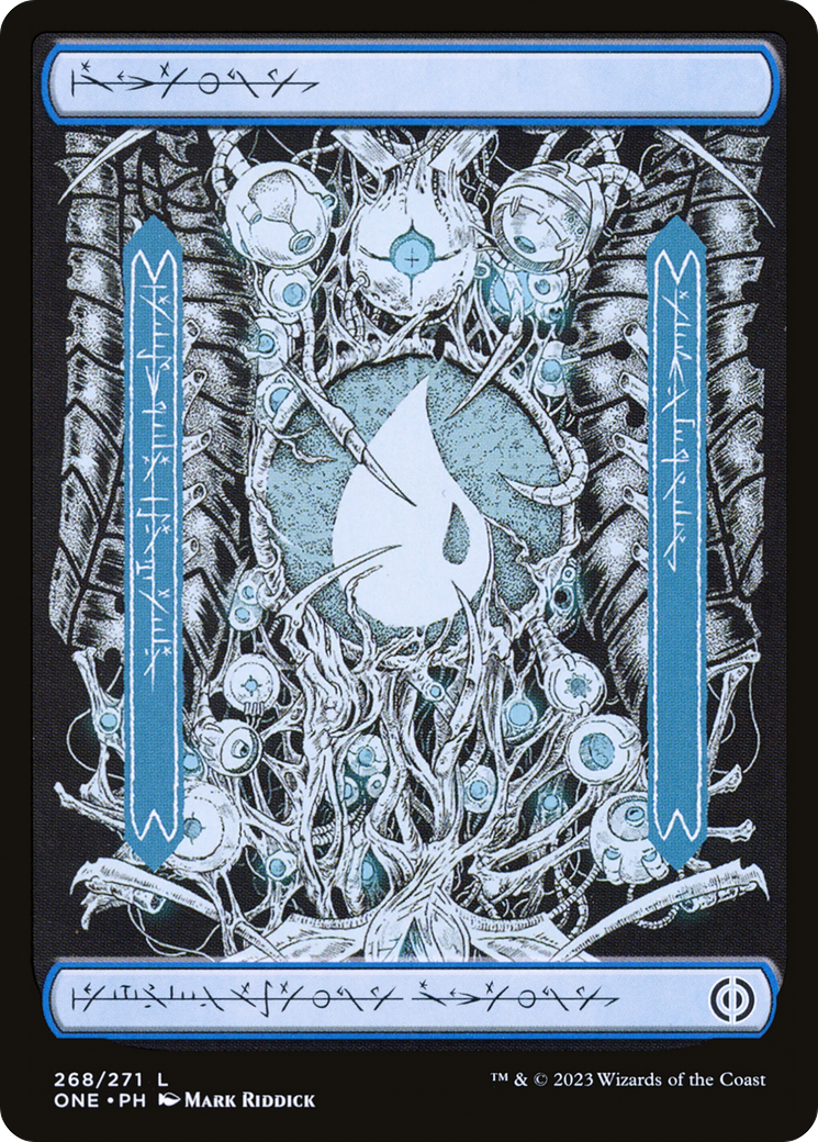 Magic: The Gathering - Island #268 Foil - Phyrexia: All Will Be One