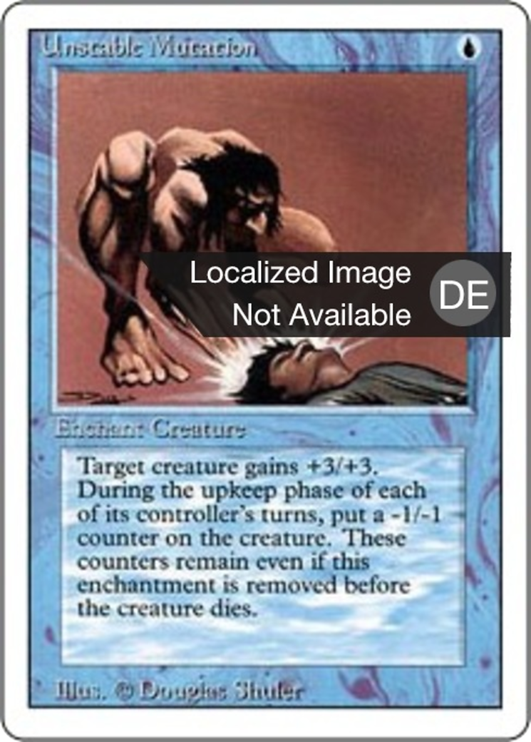 Magic: The Gathering - Instabile Mutation - Revised Edition
